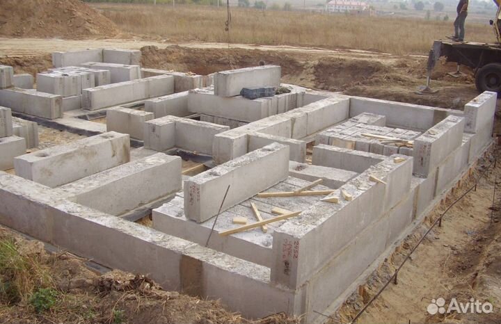 Фундаментные блоки 24.4.6 и др.размеры