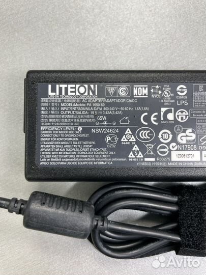 Блок питания Acer 19V 3.42A 5.5x1.7