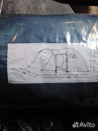 Палатка freetime 3-4х местная
