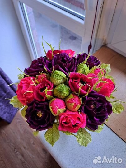 Сладкие букеты из конфет