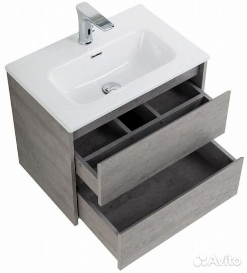 Мебель для ванной BelBagno Kraft-39-600 Cemento Grigio