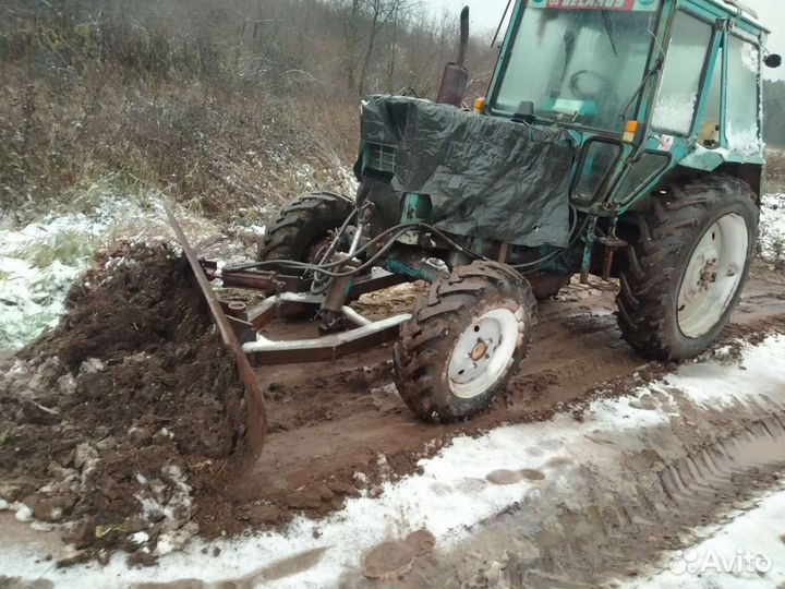 Услуги трактора чистка уборка снега