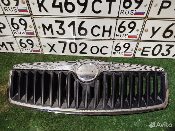 Решетка радиатора skoda octavia