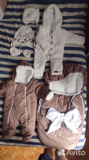 Зимний конверт в коляску, на выписку