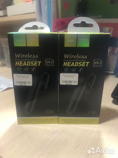 Беспроводная гарнитура «E36 Free sound» с микрофон