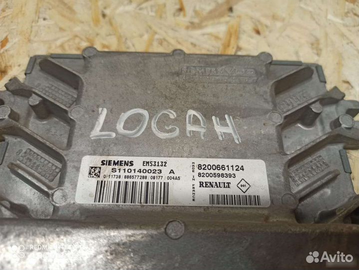 Блок управления двигателем Рено Логан 1