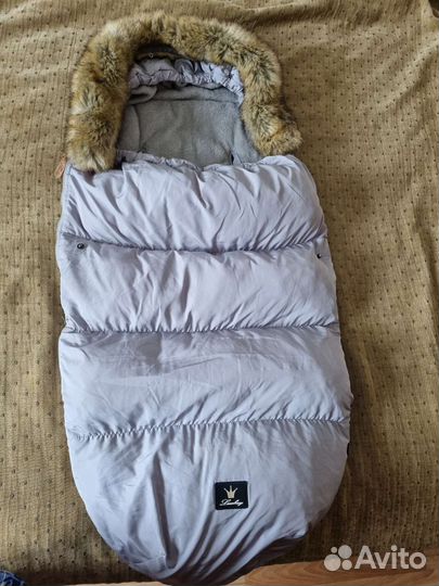 Зимний конверт в коляску