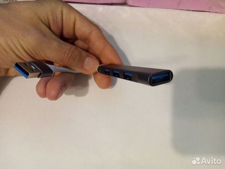 Стильный разветвитель USB-Hub 4 порта с USB 3.0