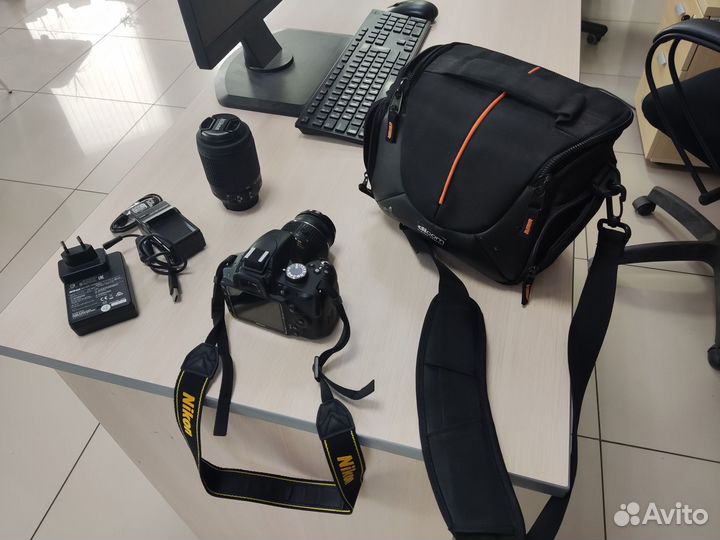 Фотоаппарат nikon D3200 Kit 18-55 + 55-200