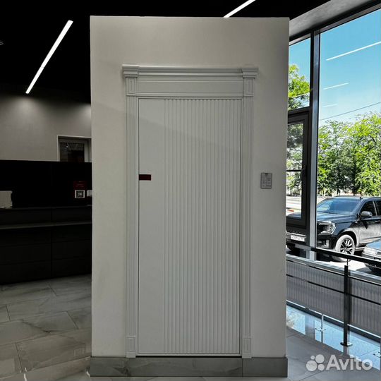 Двери межкомнатные серые g-8049