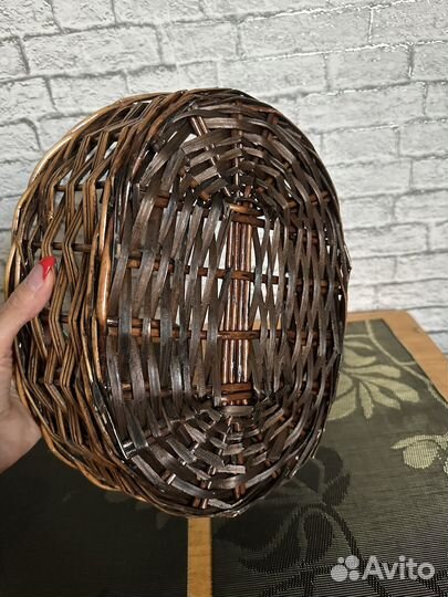 Корзина плетеная большая