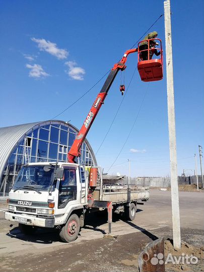 Эвакуатор-Манипулятор Автовышка Кран-Борт 5т