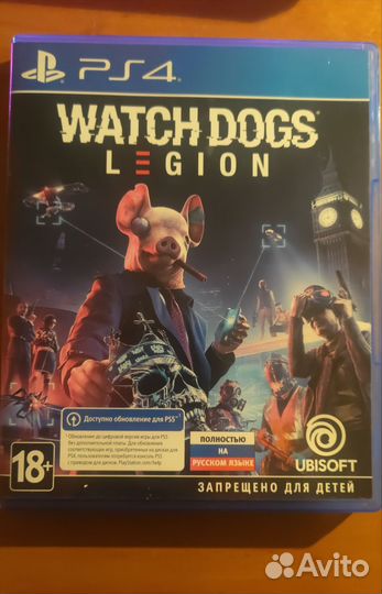 Watch dogs legion диск для ps 4