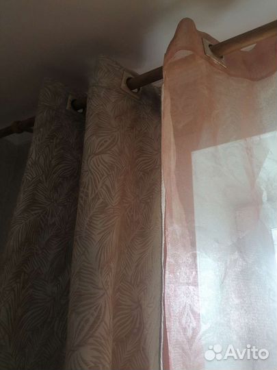 Штора готовая цельная