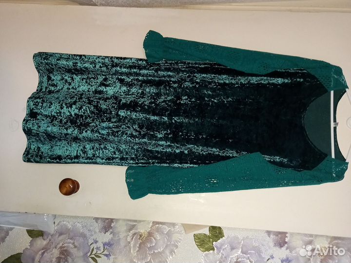 Бархатное платье