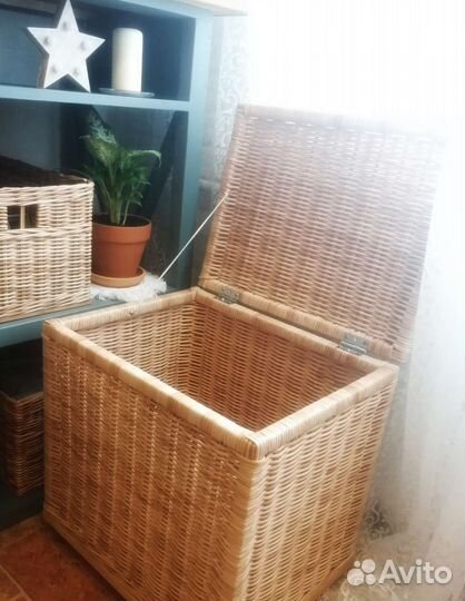 Сундук короб плетеный