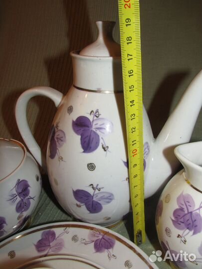 Сервиз кофейный Зугдидский фз, коллекционный 1960г