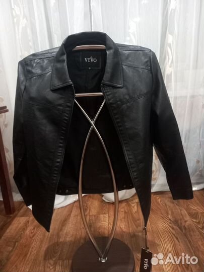 Кожаная куртка мужская новая
