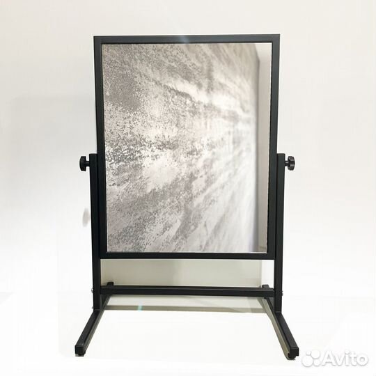 Зеркало напольное Effect для обуви, чёрный муар