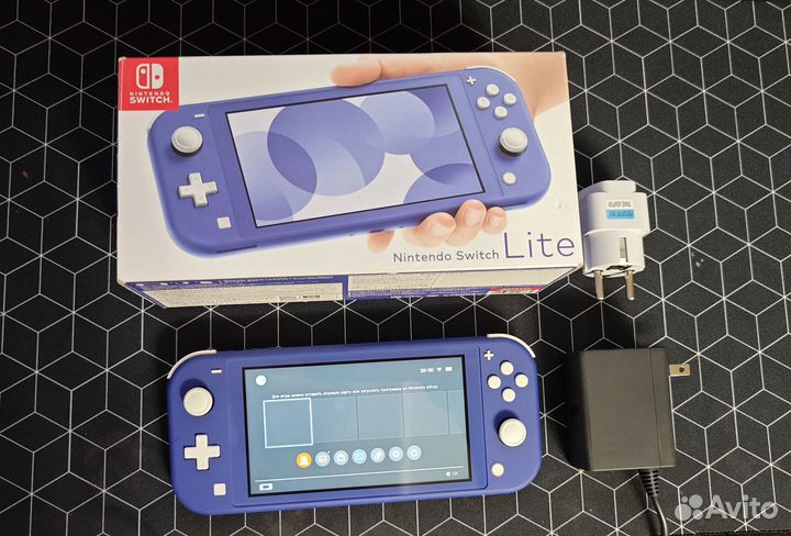 Nintendo Switch Lite прошитая чип (Синяя и Серая)