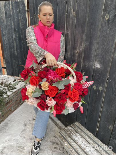 Живые цветы букеты