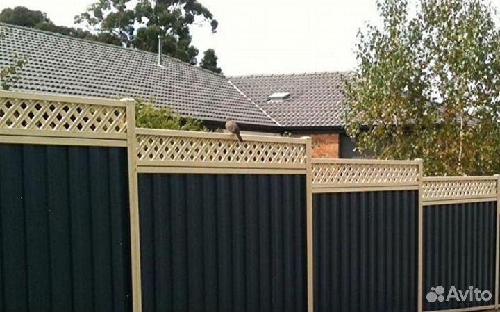 Забор металлический работа по договору быстро