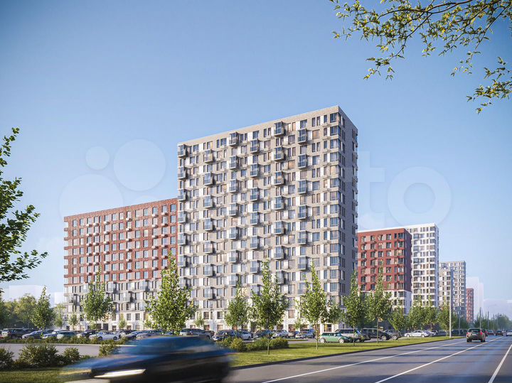 3-к. квартира, 88,2 м², 6/16 эт.