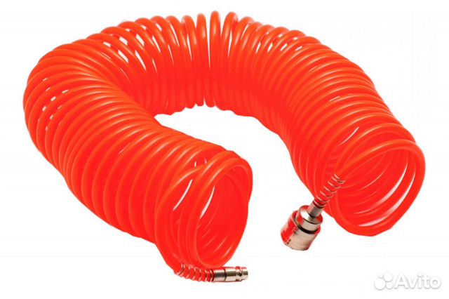 Шланг спиральный 15м с быстросъемным соединением