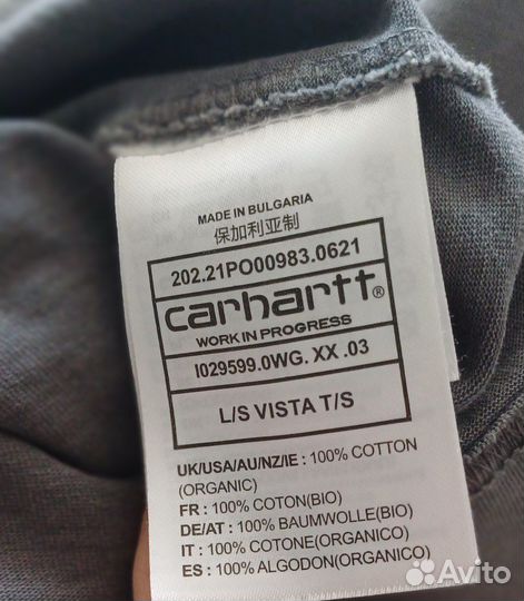 Лонгслив carhartt