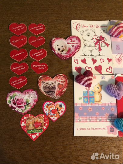 Валентинки открытки сердечки