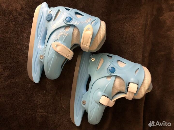 Коньки раздвижные 30-33