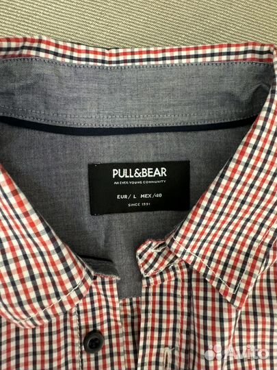 Pull and bear рубашка мужская