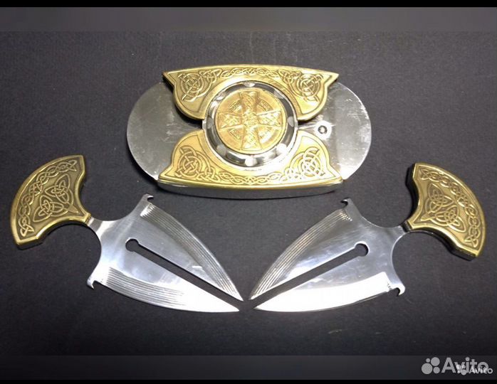 Ремень мужской с ножами Keeperbelt «Кельт»