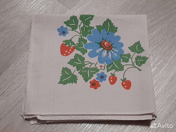 Салфетки льняные новые