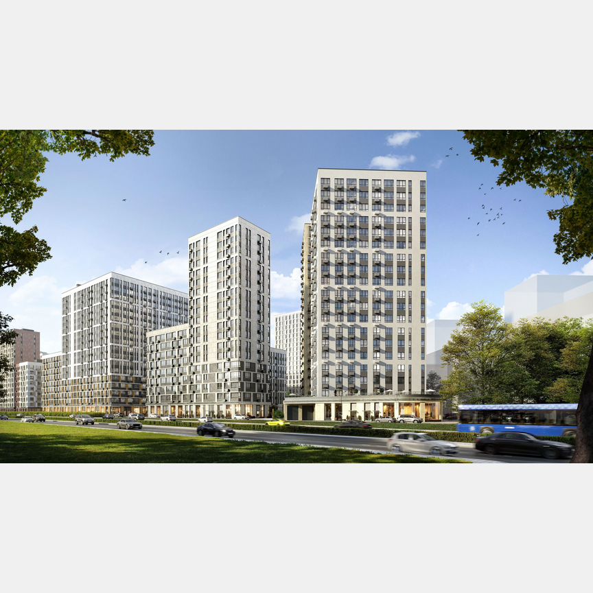 2-к. квартира, 63,9 м², 2/19 эт.