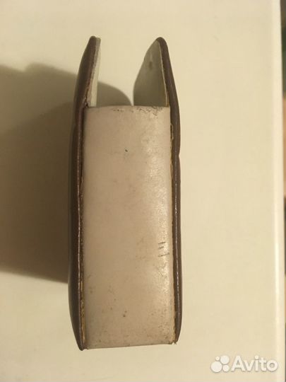 Портсигар кожаный для мягкой пачки сигарет СССР