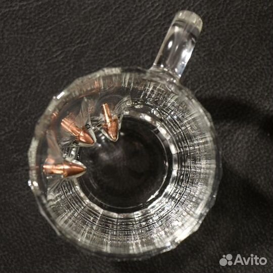 Кружка «Непробиваемая», под дерево, 3 пули, 500 мл