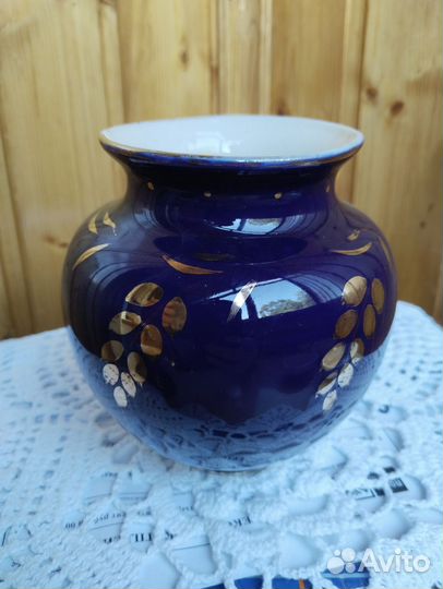 Вазы Колоски и Колокольчики (старая Гжель)