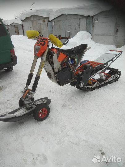 Сноубайк самодельный