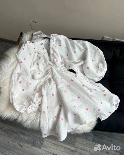 Платье из муслина женское