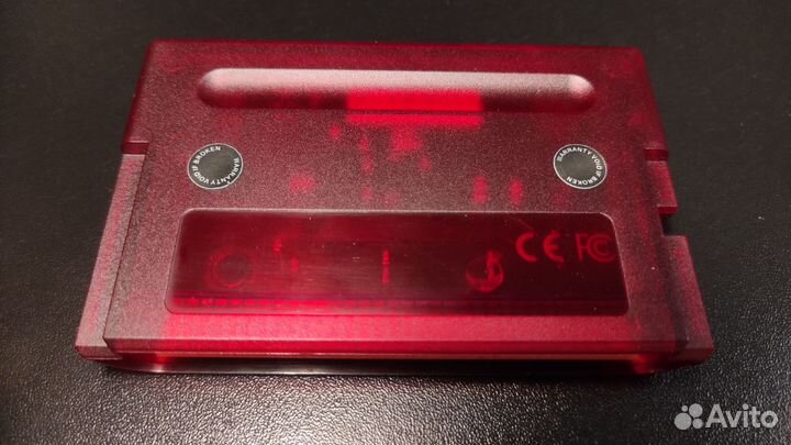 Флеш картридж (красный) sega MD V3 PRO 4Gb classic