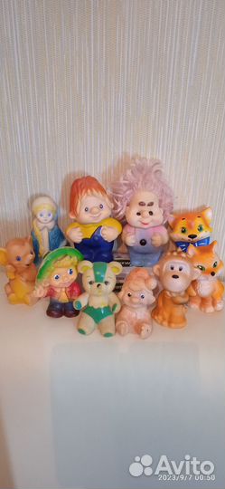 Резиновые игрушки СССР