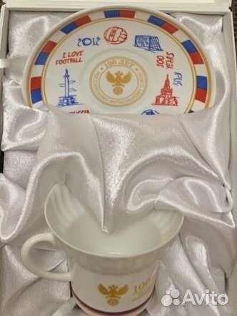 Костяной фарфор. лфз. Кофейная пара