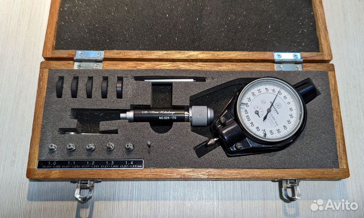 Нутромер mitutoyo 1-1.4 мм, 0.001