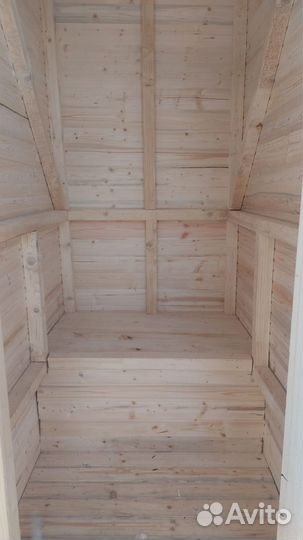 Дачный туалет деревянный