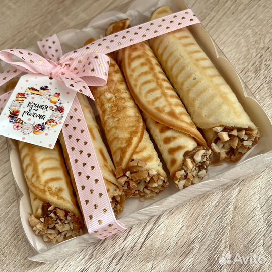 Вафельные трубочки, трубочки со сгущенкой