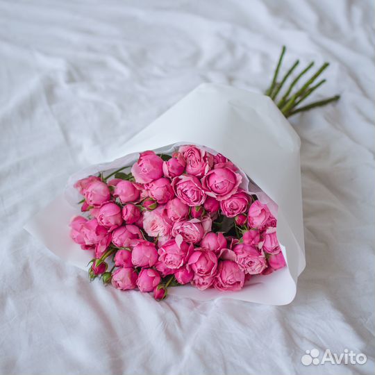 Кустовые пионовидные розы