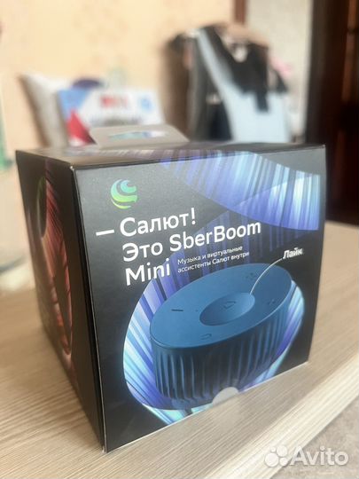 Умная колонка сбер бум мини