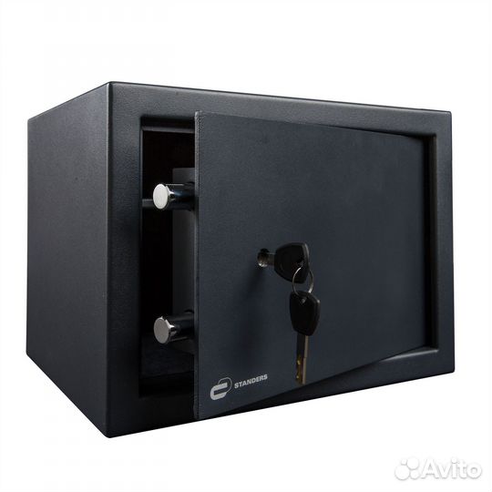 Сейф 15/16 л ключевой замок 35x25x25 см сталь