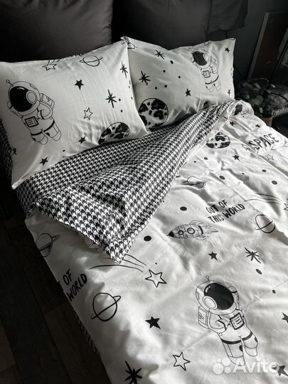 Комплект постельного белья из сатина 100 хлопок